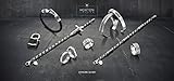 HOXTON LONDON Herren Sterling Silber u. Jade Runde Manschettenknöpfe - 7