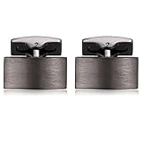 Honey Bear Herren Hochzeit Manschettenknöpfe Cufflinks Edelstahl Manschettenknopf (Pistole schwarz) - 2