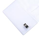 Honey Bear Herren Hochzeit Manschettenknöpfe Cufflinks Edelstahl Manschettenknopf (Pistole schwarz) - 5