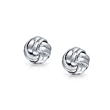 Bling Jewelry Executive Runde Ball Gewebte Borte Twist Kabel Seil Knoten Manschettenknöpfe Für Herren Sterling Silber Scharnier Zurück - 3