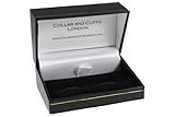 COLLAR AND CUFFS LONDON - HOCHWERTIGE Manschettenknöpfe - Auto Ganghebel - Stilvolle Messing - Perfekt Für Auto-Liebhaber - Silber Farbe - Inklusive Manschettenknöpfe Box - 