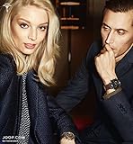 Joop! Damen-Manschettenknöpfe Edelstahl mattiert silber - JPCF10319A000 - 