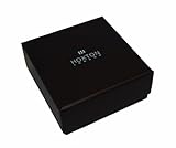 Hoxtons London Herren Sterling Silber Einfache Halbrunde Rechteckige Manschettenknöpfe - 