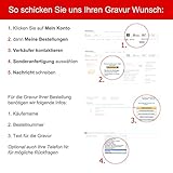 Manschettenknöpfe mit persönlicher Gravur | OVAL | GOLD glänzend - 