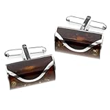 InCollections Herren-Manschettenknopf 925/000 Sterlingsilber mit Bernstein 0110257005340