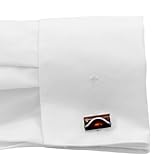 InCollections Herren-Manschettenknopf 925/000 Sterlingsilber mit Bernstein 0110257005340 - 