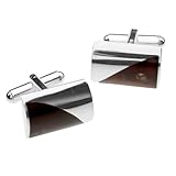 InCollections Herren-Manschettenknopf 925/000 Sterlingsilber mit Bernstein 0110257007340